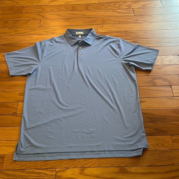 Peter Millar Other - Peter Millar Polo Shirt Mens XXL Blue Casual Stretch Short Sleeves